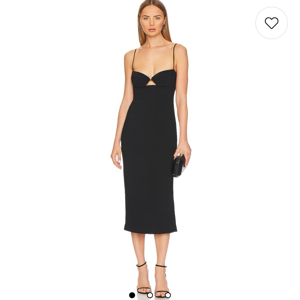 Bardot Vienna Black Midi Dress